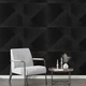Самоклеющаяся панель 3D Sticker Wall стеновая 500х500х5мм Бамбук Чёрный SW-00002881 - изображение 5
