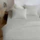 Комплект постельного белья Zastelli Евро 200х220 см 14-4203 Light Grey/Light Grey хлопковая жатка Серый (2555000013768) - изображение 3