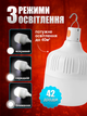 Лампа аккумуляторная usb фонарь на аккумуляторе светодиодная 150 Вт LED лампочка кемпинговая портативная с подвесом светильник ночник для кемпинга 3600 mAh - изображение 4
