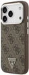 Панель Guess 4G Triangle Logo MagSafe для Apple iPhone 17 Pro Brown (3666339517618) - зображення 2