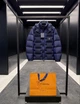 Чоловічий пуховик Louis Vuitton з капюшоном, короткий, синій, натуральний пух 2XL - зображення 2