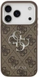 Etui plecki Guess Big 4G Classic Logo do Apple iPhone 17 Pro Max Brown (3666339517946) - obraz 3