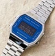 Часы Casio A168WA-1YES. мужской синий - изображение 4