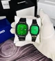 Парный набор часов Casio A-168 Black-Green | Мужской и женский | Подарок для влюбленных - изображение 1