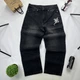 Джинсы ED HARDY JEANS брюки baggy rap pants ед харди y2k sk8 M - изображение 5