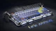 Клавиатура механическая GravaStar GS_K1_PRO_S_CGRY Mercury K1 Pro 80keys, GravaStar GS_K1_PRO_S_CGRY x Kailh Speedy Mint, BT/WL/USB, Interstellar Silver - изображение 3