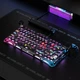 Клавіатура магнітна GravaStar Mercury V75 Pro 80keys, Magnetic Jade Gaming, 8K, USB-A, RGB, Neon Graffiti - зображення 9
