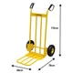 Тележка грузовая Stanley до 200 кг, размер платформы 42х15,5 см, вес 11,6 к (SXWT-HT535) - изображение 2