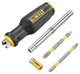 Отвертки FULL FIT 6 Way, с битами 2 шт, рукоятка двухкомпонентная, 75мм DeWALT (hoz0014172) - изображение 1