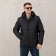 Чоловіча куртка демісезонна великого розміру UF-Fashion 67-1-скф 64 чорний - зображення 1