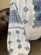 Стильна гуцульська вишиванка на білому домотканому полотні ручної роботи Ж-2967-3000. XL - зображення 4