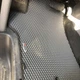 Комплект ковриков Star-Tex на 1-й ряд на Hyundai H-1 II (2007 - ) 1+1 EVA/Ромб Черный + Серый - изображение 3