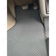 Комплект ковриков Star-Tex на 1-й ряд на Volkswagen T4 Transporter (1995 - 2005) 1+1 АКПП EVA/Ромб Серый + Черный - изображение 2