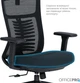 Кресло компьютерное офисное эргономичное OfficePro Balance OC550-B-B-B Black - изображение 13