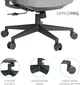 Кресло компьютерное офисное эргономичное OfficePro Wave OC599-B-DG-DG Black/Dark Gray - изображение 18
