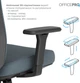 Кресло компьютерное офисное эргономичное OfficePro Balance OC550-B-DG-DG Black/Dark Gray - изображение 13