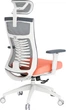 Кресло компьютерное офисное эргономичное OfficePro Balance OC550-W-DG-OR White/Dark Gray/Orange - изображение 6
