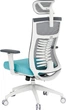 Кресло компьютерное офисное эргономичное OfficePro Balance OC550-W-DG-BL White/Dark Gray/Blue - изображение 9