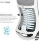 Кресло компьютерное офисное эргономичное OfficePro Balance OC550-W-DG-DG White/Dark Gray - изображение 12