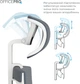 Кресло компьютерное офисное эргономичное OfficePro Balance OC550-W-DG-BL White/Dark Gray/Blue - изображение 13