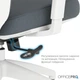 Кресло компьютерное офисное эргономичное OfficePro Balance OC550-W-DG-DG White/Dark Gray - изображение 16