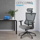 Кресло компьютерное офисное эргономичное OfficePro Elegant OC600-B-DG-DG Black/Dark Gray - изображение 10