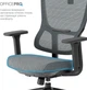 Кресло компьютерное офисное эргономичное OfficePro Elegant OC600-B-DG-DG Black/Dark Gray - изображение 16