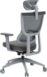 Кресло компьютерное офисное эргономичное OfficePro Elegant OC600-G-DG-DG Gray/Dark Gray - изображение 7