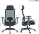 Кресло компьютерное офисное эргономичное OfficePro Wave OC670-B-B-B Black - изображение 2