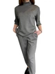 Кофта с коротким рукавом lips Tricot 46 серый B500 - изображение 6