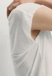 Футболка зі змішаного льону Massimo Dutti 6201509251c54 XS біла (100004900) - зображення 5
