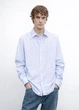 Рубашка из хлопка Massimo Dutti 163457403c54 S комбинированная (100005010) - изображение 1
