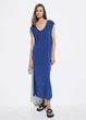 Сукня з віскози Massimo Dutti 6655709405c54 M синя (100004804) - зображення 1