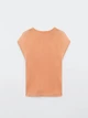 Футболка з бавовни Massimo Dutti 6827528643c54 L помаранчева (100005414) - зображення 7