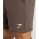 Спортивные шорты из хлопка Gymshark a6a5vc54 M коричневые (100004946) - изображение 6