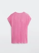 Футболка из вискозы Massimo Dutti 6827528164c17 XS розовая (100004735) - изображение 5