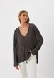 Лонгслів в рубчик оверсайз Massimo Dutti 6870740700c54 M-L сірий (100004850) - зображення 3