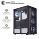 Корпус QUBE BOREY V2.0 ARGB Black (BOREY_F5NU3_V2.0) - изображение 10