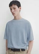 Светр без рукавів Massimo Dutti 981324822c54 L блакитний (100004911) - зображення 1