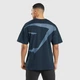 Спортивная футболка Gymshark a3a3gc54 3XL темно-синяя (100005687) - изображение 2