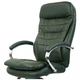 Офісне крісло Аклас Валенсія MB XY-7340 Зелений (Шкіра Lux LC-green) (00161485) АКЛАС 00161485 905127 - зображення 6
