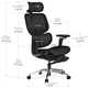 Офисное кресло Mealux D2 Air Plus Black (HF-D2 Plus M/B) Mealux HF-D2 Plus M/B 905034 - изображение 10