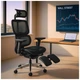 Офисное кресло Mealux D2 Air Plus Black (HF-D2 Plus M/B) Mealux HF-D2 Plus M/B 905034 - изображение 11