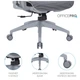 Офисное кресло OfficePro Balance OC620-G-DG-DG (OC620-G-DG-DG) OfficePro OC620-G-DG-DG 905071 - изображение 10