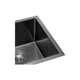 Мойка кухонная GRANADO Under top mini STEEL S201 black (GS10201B) GRANADO GS10201B 905335 - изображение 5