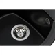 Мойка кухонная GRANADO RONDA black shine з сифоном (470*490mm.) (gr2201) GRANADO gr2201 905344 - изображение 3