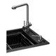 Мойка кухонная GRANADO Optimal Estella black (+ змішувач Badalona LUX inox + дозатор Redondo inox + коши (ksg0201) GRANADO ksg0201 905095 - изображение 3