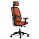 Офісне крісло Mealux Leo Air Orange (Y-543 KBY) Mealux Y-543 KBY 904472 - зображення 6