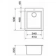 Мойка кухонная GRANADO CADIZ terra (gr2303) GRANADO gr2303 904510 - изображение 6