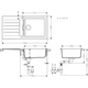 Мойка кухонная Hansgrohe S520-F480 (43358170) Hansgrohe 43358170 904938 - изображение 2
